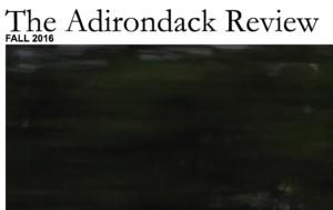 The Adirondack Review logo, published as part of: "3 New Poems About Western Living"
