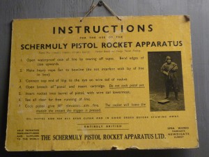 Instructions on a pistol rocket apparatus written by a technical communicator
