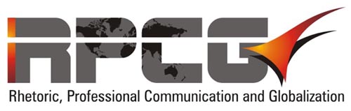 The Rhetoric, Professional Communication, and Globalization journal logo, published as part of: "Digitally mapping the Buddhist holy land: Intercultural communication, religious history, and networked rhetoric"